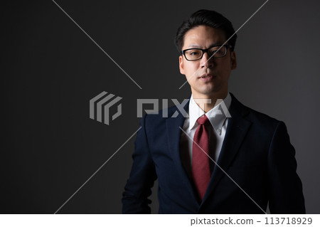 Businessman Middle-aged man Portrait 113718929