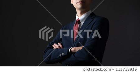Businessman Middle-aged man Portrait 113718939