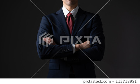 Businessman Middle-aged man Portrait Businessman Middle-aged man Portrait 113718951