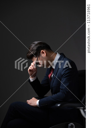 Businessman Middle-aged man Portrait 113718961