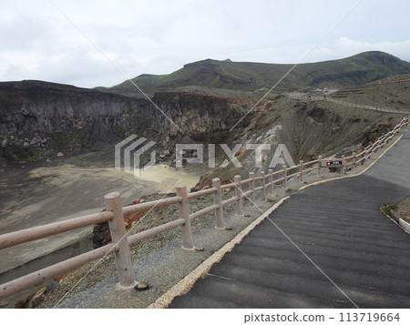 Stairs and handrails Aso Mount Aso Stairs 113719664