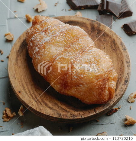 xuixo de crema, typical catalan pastry 113720210