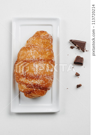 xuixo pastry typical of catalonia, spain 113720214