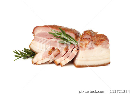 PNG, Bacon, concept of tasty meat food, isolated on white background PNG, Bacon, concept of tasty meat food, isolated on white background 113721224