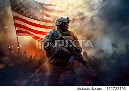 US Veterans Day. Memorial Day. 113723193