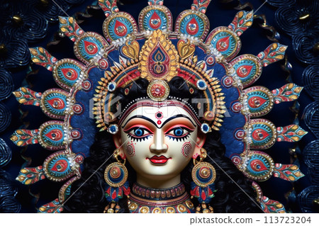 Dussehra festival. Indian customs and traditions. 113723204