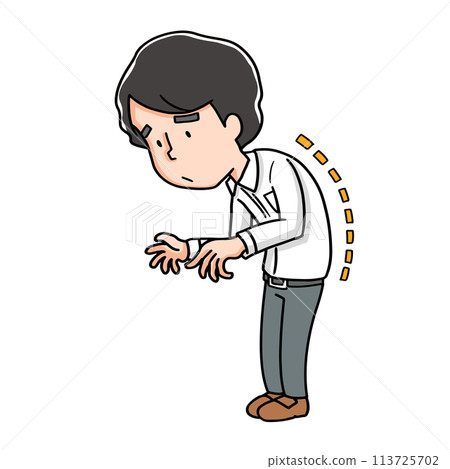 彎下腰的男人 113725702