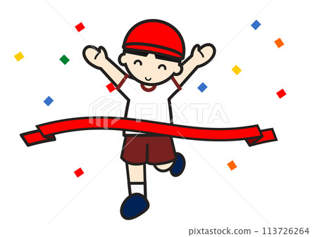 Boy scoring a goal 2 113726264