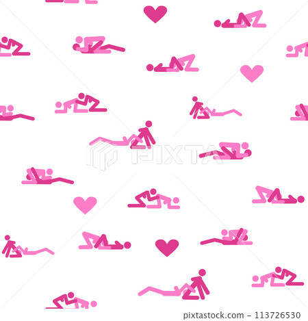 Kama Sutra, seamless pattern, design, poster, fabric. Kamasutra, sketchy poses for making love. Set. Kama Sutra, seamless pattern, design, poster, fabric. Kamasutra, sketchy poses for making love. Set. 113726530