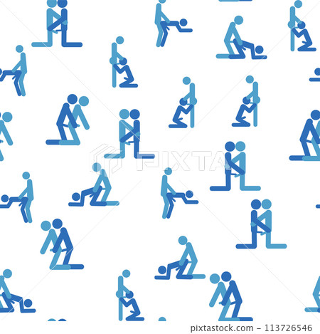 Kama Sutra, seamless pattern, design, poster, fabric. Kamasutra, sketchy poses for making love. Set. Kama Sutra, seamless pattern, design, poster, fabric. Kamasutra, sketchy poses for making love. Set. 113726546