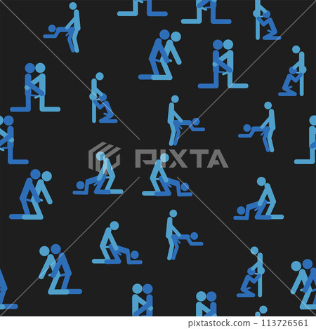 Kama Sutra, seamless pattern, design, poster, fabric. Kamasutra, sketchy poses for making love. Set. Kama Sutra, seamless pattern, design, poster, fabric. Kamasutra, sketchy poses for making love. Set. 113726561