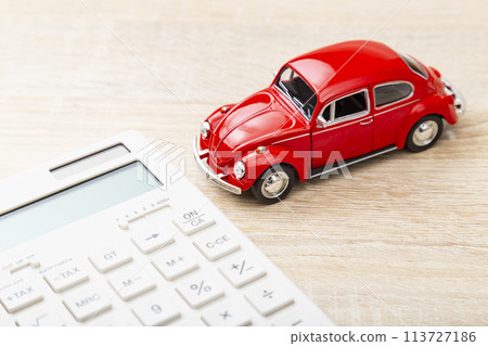 Car and Calculator 113727186