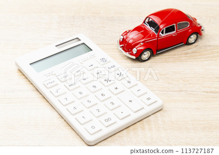 Car and Calculator 113727187
