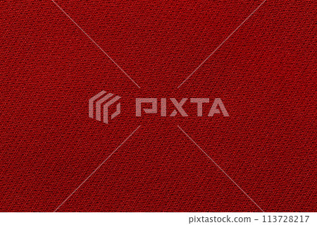 Dark red fabric cloth texture background. 113728217