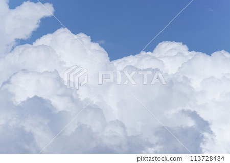 夏天的藍天白雲 夏天的藍天白雲 113728484