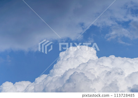 夏天的藍天和白雲 夏天的藍天和白雲 113728485