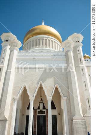 汶萊達魯薩蘭國老清真寺的風景非常美麗 113728898