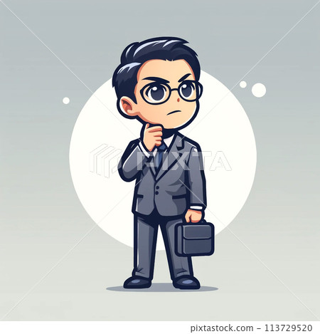 商人在思考的姿勢 113729520