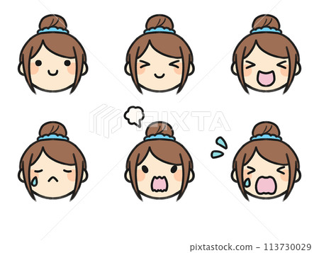 Dango-san and various facial expressions set 113730029
