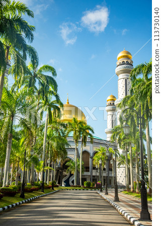 汶萊新清真寺風景非常美麗 汶萊新清真寺風景非常美麗 113730140