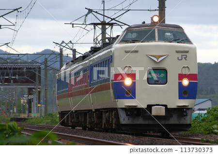 奧羽幹線特急鴨鹿（485系列車：秋田⇔青森） 113730373
