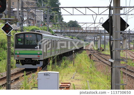 從長津田站出發的“橫濱線（JNR 205系列車）” 113730650