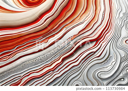 Marble abstract acrylic background. Marbling artwork texture. 113730984