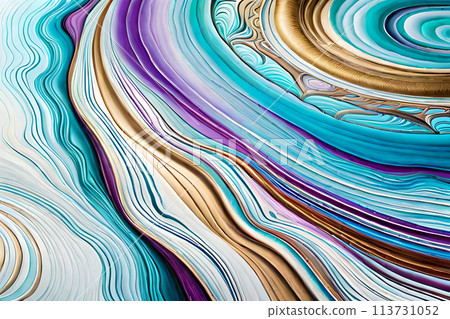 Marble abstract acrylic background. Marbling artwork texture. Marble abstract acrylic background. Marbling artwork texture. 113731052