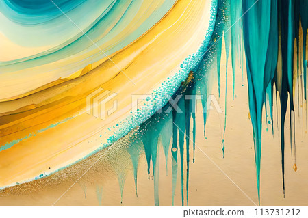 Marble abstract acrylic background. 113731212