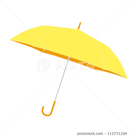 黃色雨傘的簡單圖解 黃色雨傘的簡單圖解 113731284