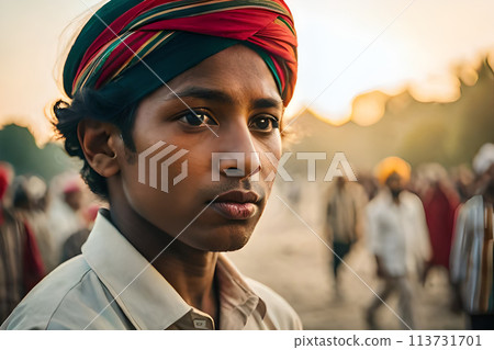 Traditional Indian boy potter artist, handicraft, skill india. Traditional Indian boy potter artist, handicraft, skill india. 113731701
