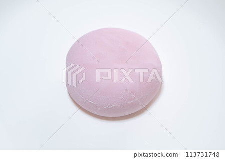Fresh Daifuku filled with strawberry whipped cream Fresh Daifuku filled with strawberry whipped cream 113731748