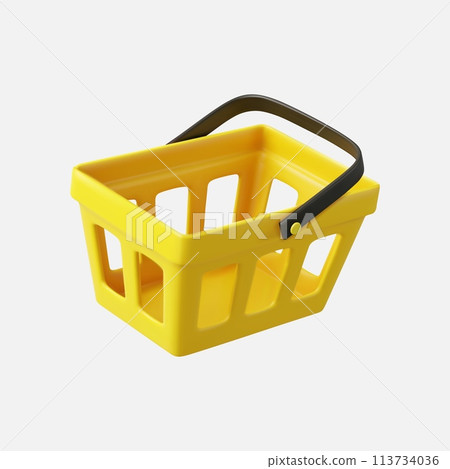 3d realistic shopping cart 3d realistic shopping cart 113734036
