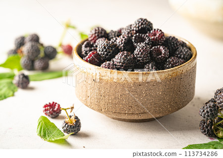 fresh black raspberry fresh black raspberry 113734286