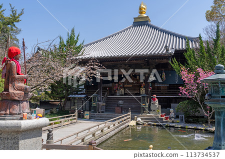 [Temple No. 1] Spring at Ryozenji Temple Daishido [Shikoku 88 Temples] 113734537