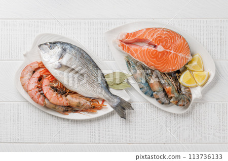 Seafood Platter Delight 113736133