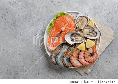 Seafood Platter Delight 113736147