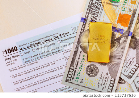 Taxes payable after investing in gold through financial planning 113737636