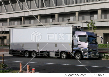 Logistics truck image Logistics truck image 113738749