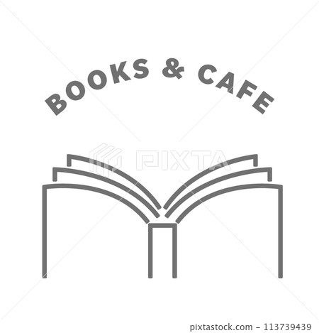 Open book logo 113739439