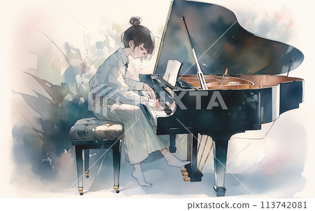 彈鋼琴的女孩 113742081