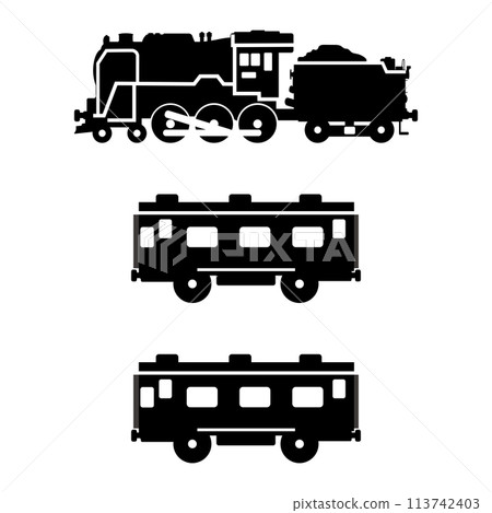 Illustration of a toy-style SL C62 cutout Illustration of a toy-style SL C62 cutout 113742403