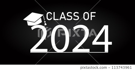 Mirage Class Of 2024 Congratulations Text Illustration Design Mirage Class Of 2024 Congratulations Text Illustration Design 113743961