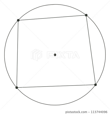 A quadrilateral inscribed in a circle A quadrilateral inscribed in a circle 113744096
