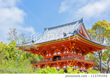 Ninna-ji temple bell tower 113745448