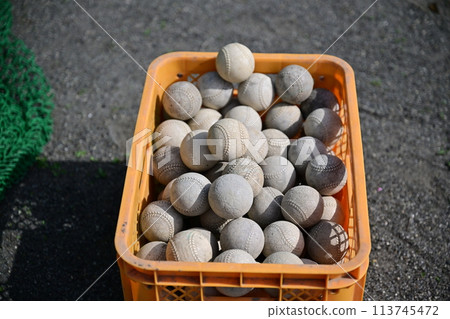 Baseball batting practice 113745472