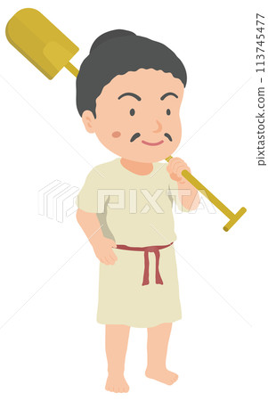 彌生時代的男子與農具 113745477