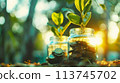 人工智慧產生金錢和植物生長的圖像，為未來省錢 113745702