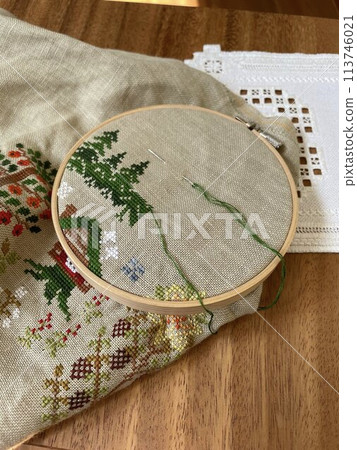 十字繡進行中 113746021