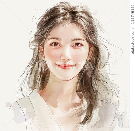 A smiling woman in the sunlight A smiling woman in the sunlight 113746153